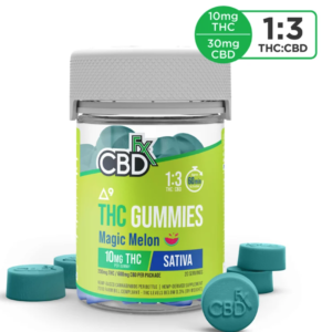 CBD Gummies + THC: Magic Melon Sativa – High Potency