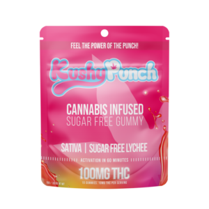 Kushy Punch Lychee – Sativa [10pk] (100mg)